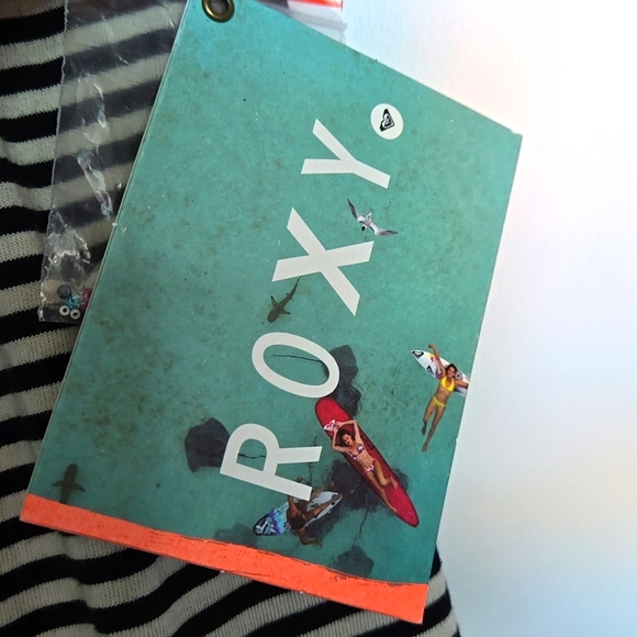 Roxy Adjustible Spaghetti Strap Dress with colorful Beading Size Small - Picture 7 of 11